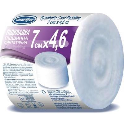 Підкладка ортопедична стрічкова бавовняно-віскозна шир. 7см довж.4,6м ТМ "Білосніжка"